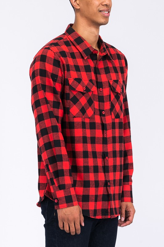 Men’s Checker Plaid Flannel