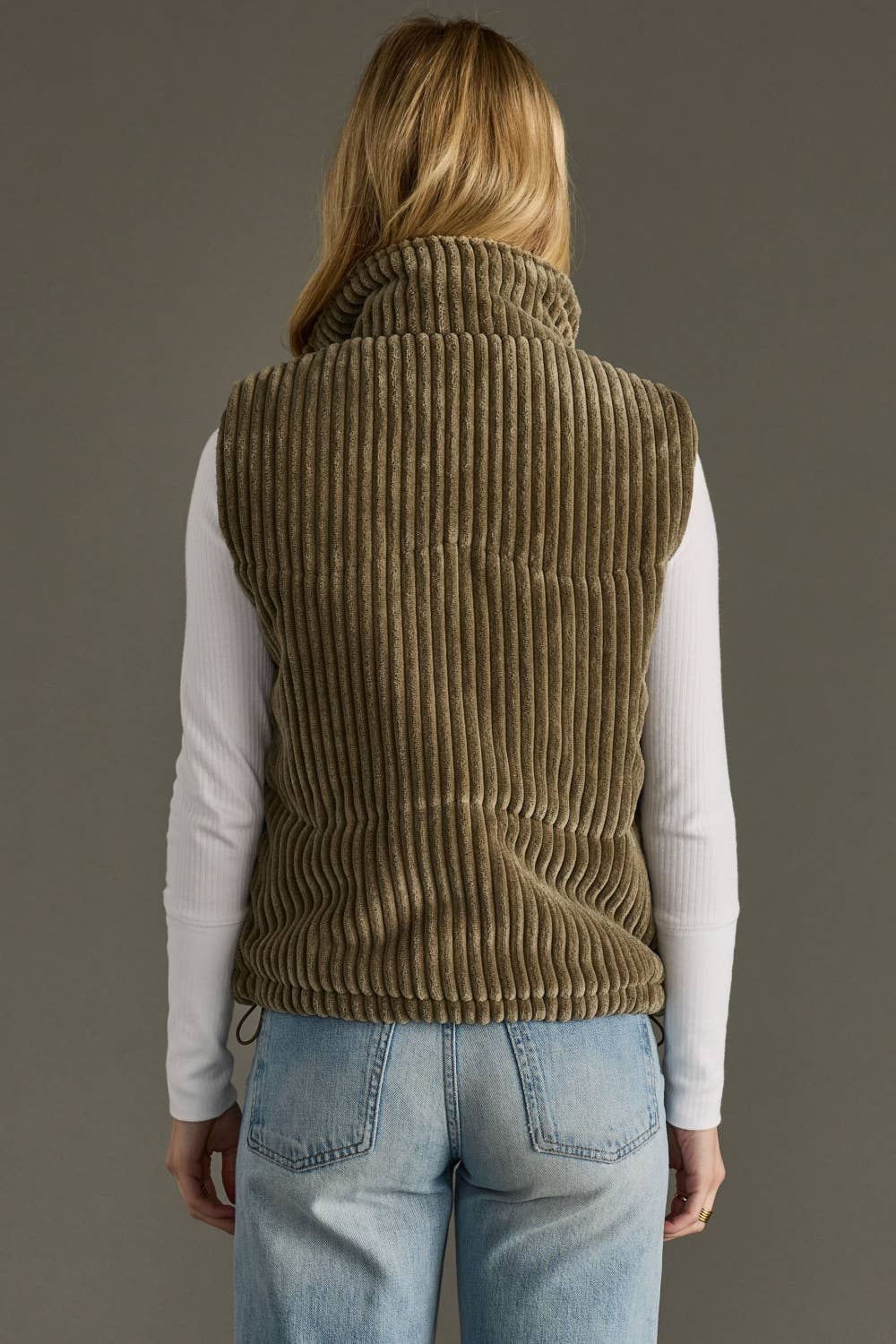Green Corduroy Vest
