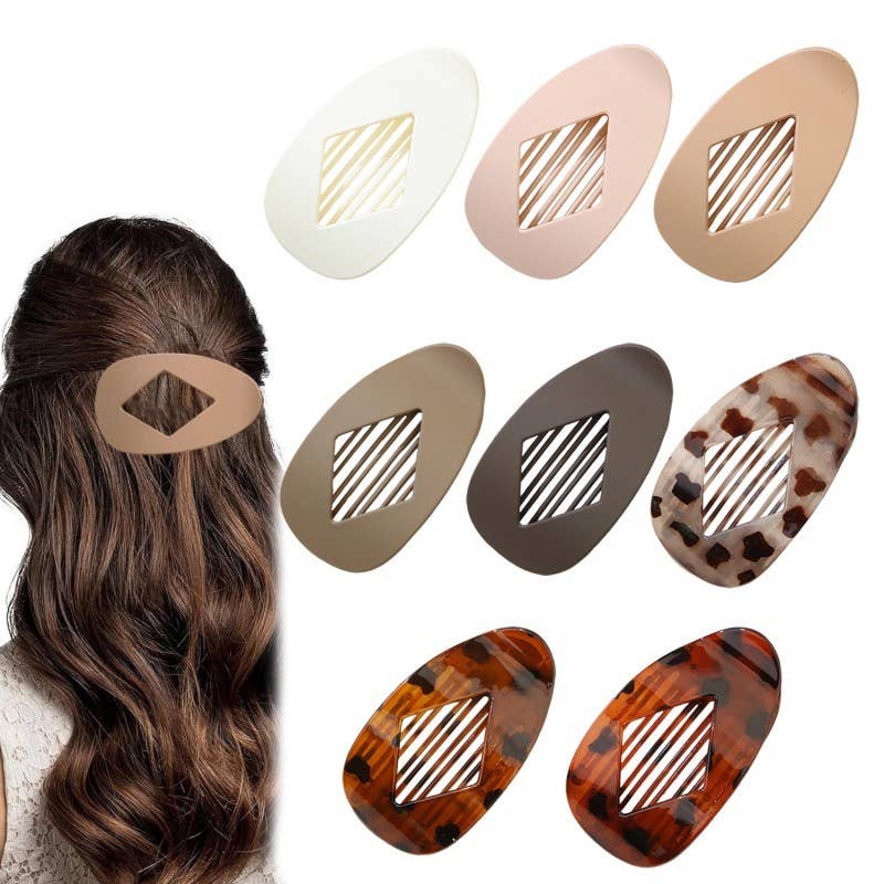 Jumbo Lay Flat Hair Claw Clips