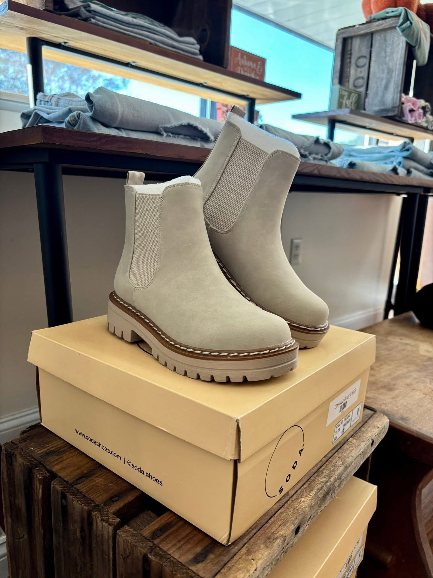 Chelsea Lug Sole Boots