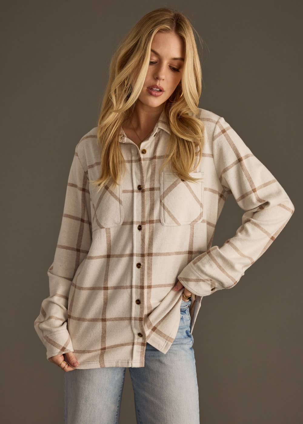 Cream Fall Flannel