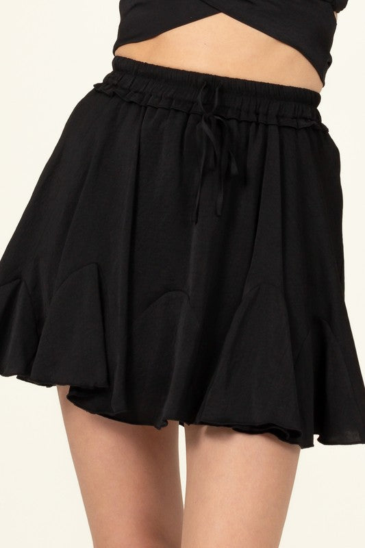 Not Your Girl Ruffled Mini Skirt