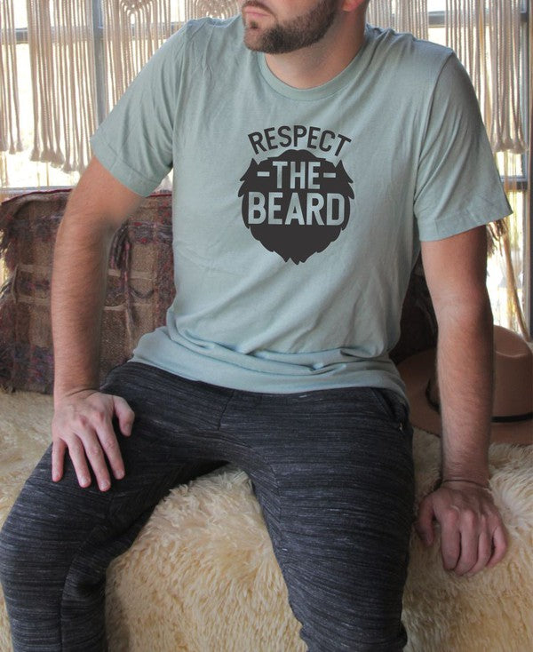 Respect the Beard Mens Tee 2X-3X