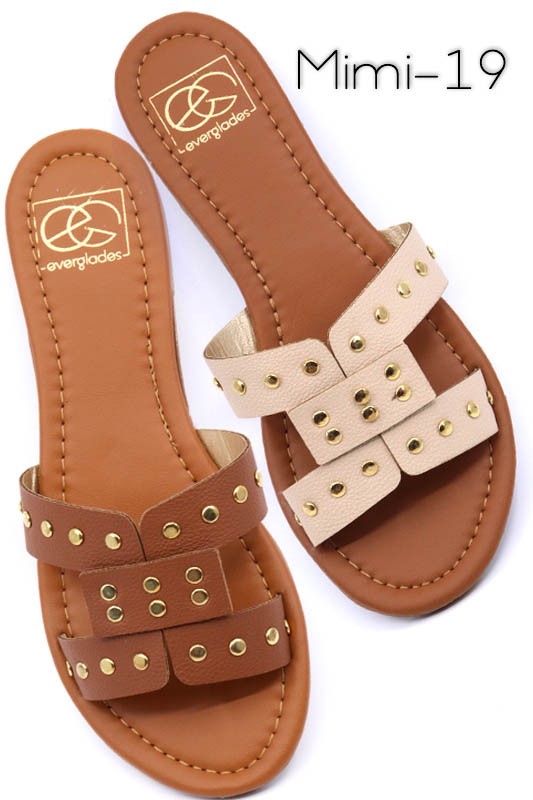 Studded Slide Sandals