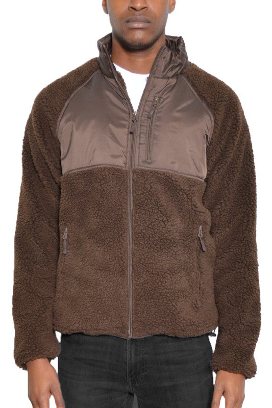 SHERPA FLEECE JACKET