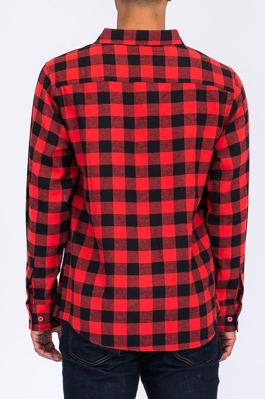 Men’s Checker Plaid Flannel