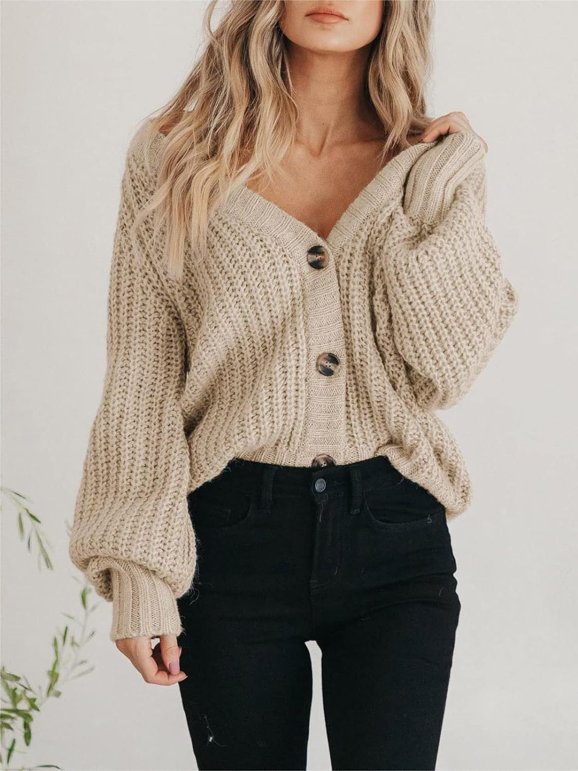 Button Up Long Sleeve Cardi