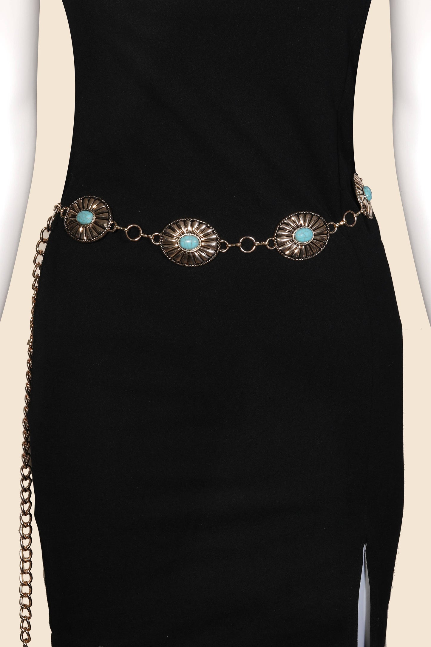 Western Concho Chain Belt