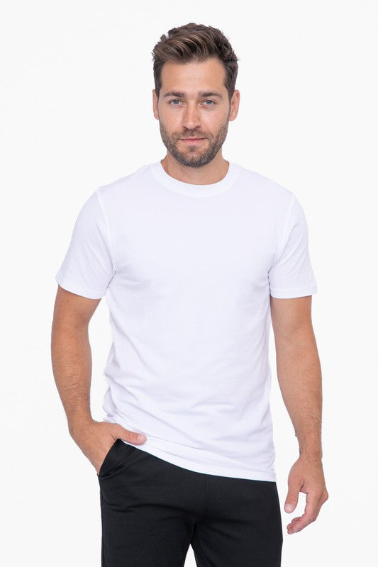 Cotton Blend Short Sleeve Tee