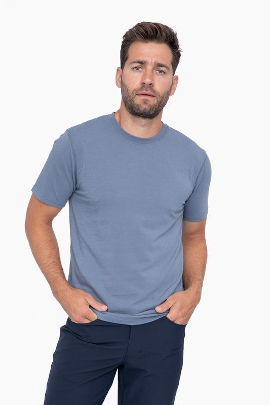 Cotton Blend Short Sleeve Tee