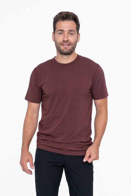 Cotton Blend Short Sleeve Tee