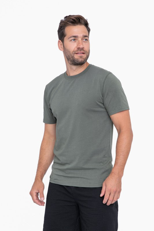 Cotton Blend Short Sleeve Tee