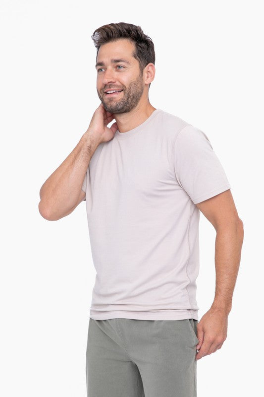 Cotton Blend Short Sleeve Tee