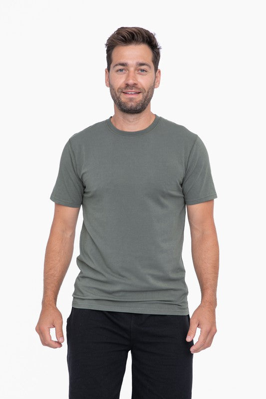 Cotton Blend Short Sleeve Tee