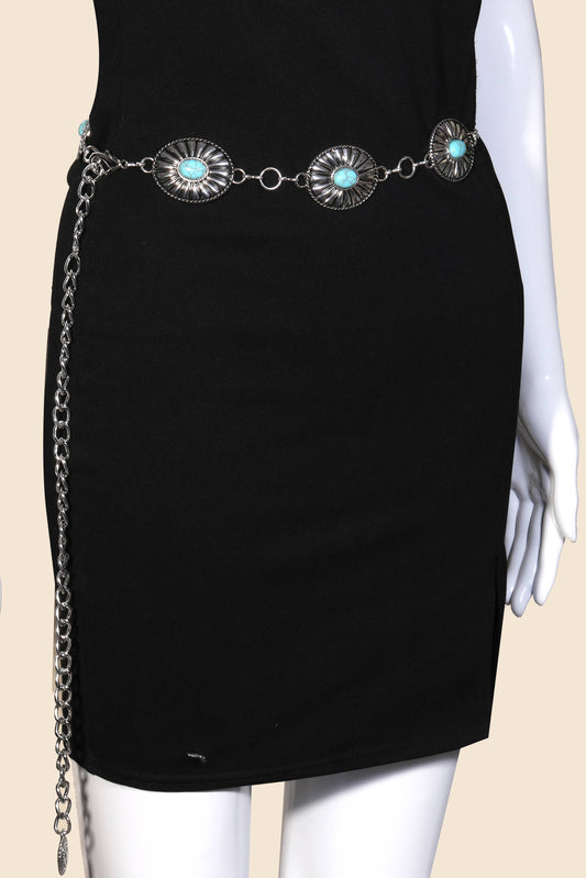 Western Concho Chain Belt