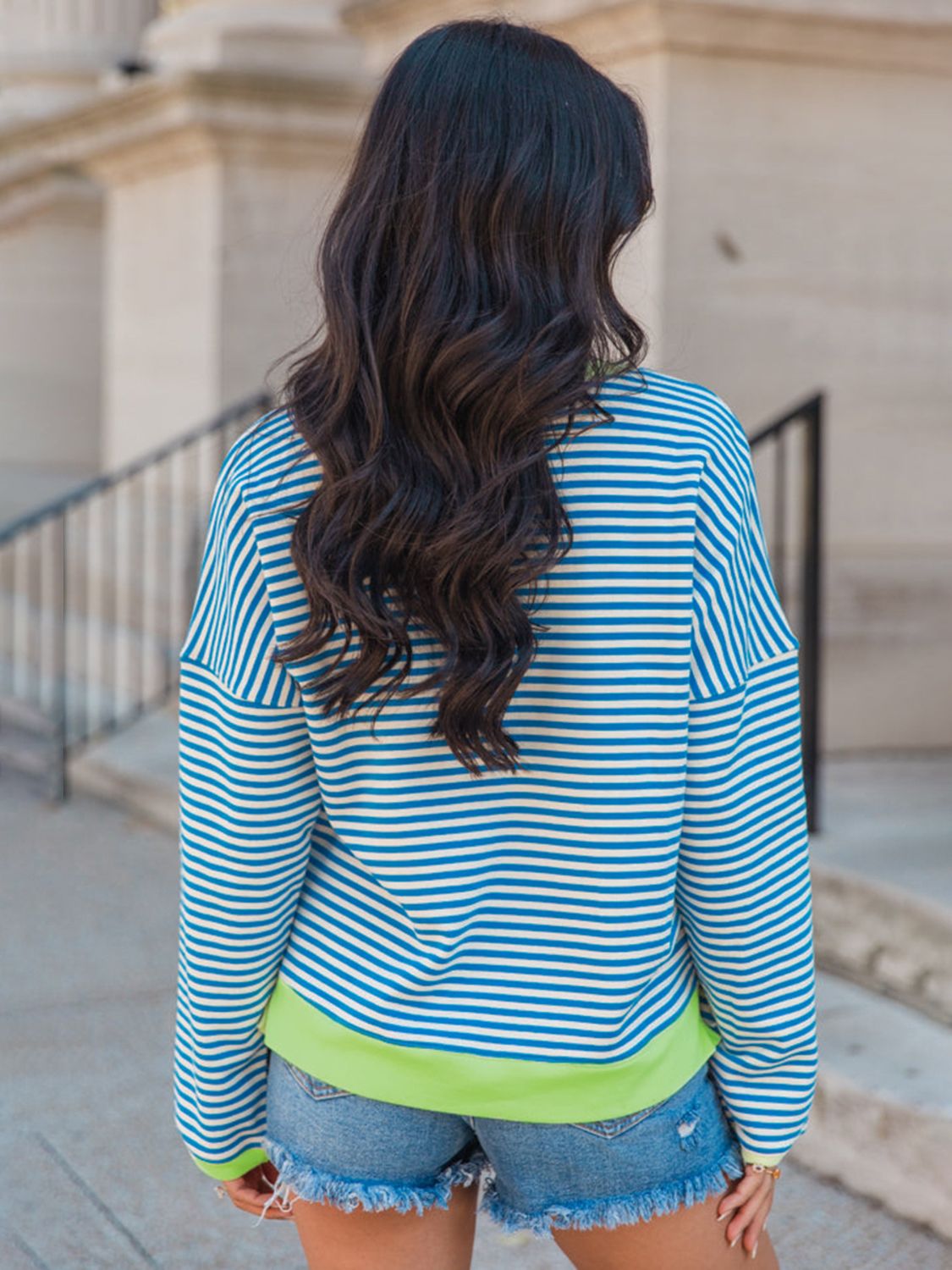 Viral Striped Sweatshirt