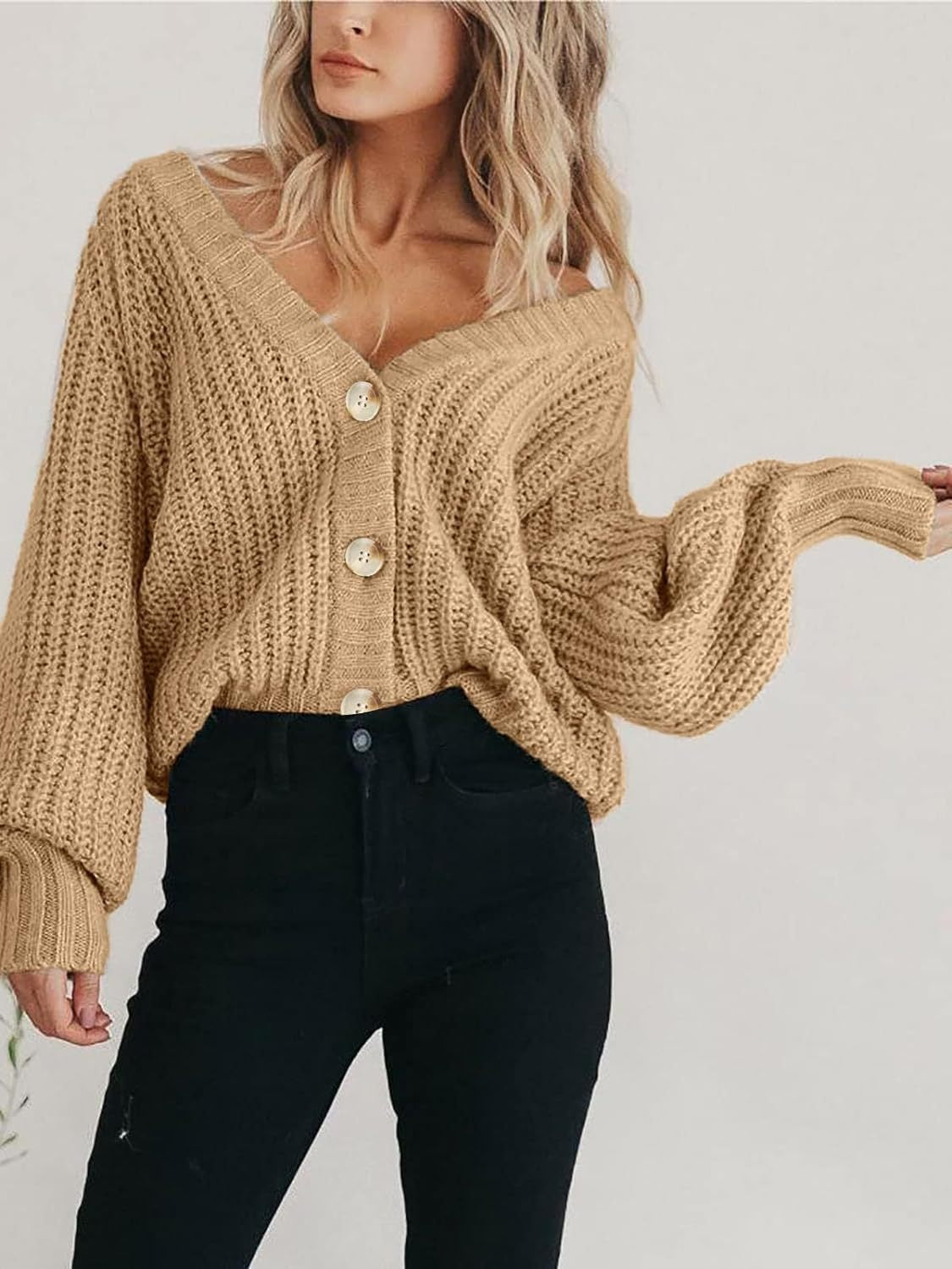 Button Up Long Sleeve Cardi