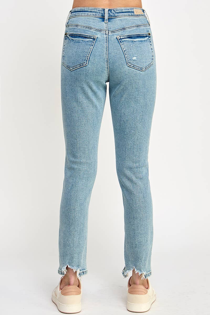 Special A High Rise Relaxed Straight Leg Jean