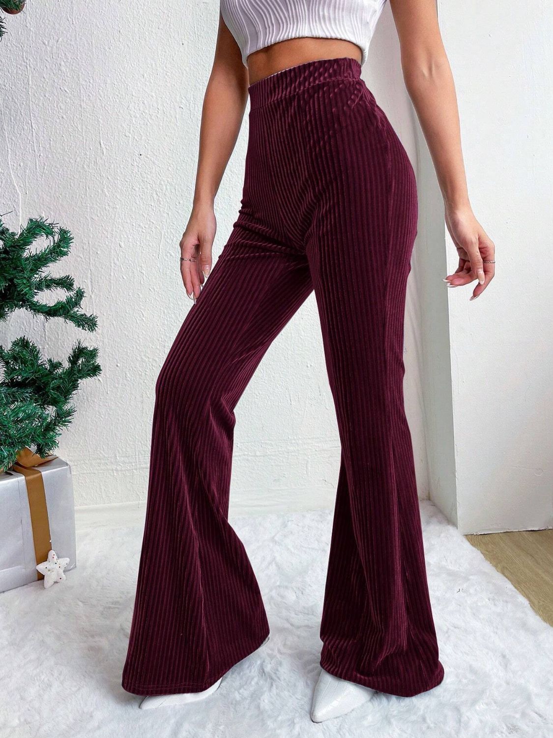 High Waist Flares