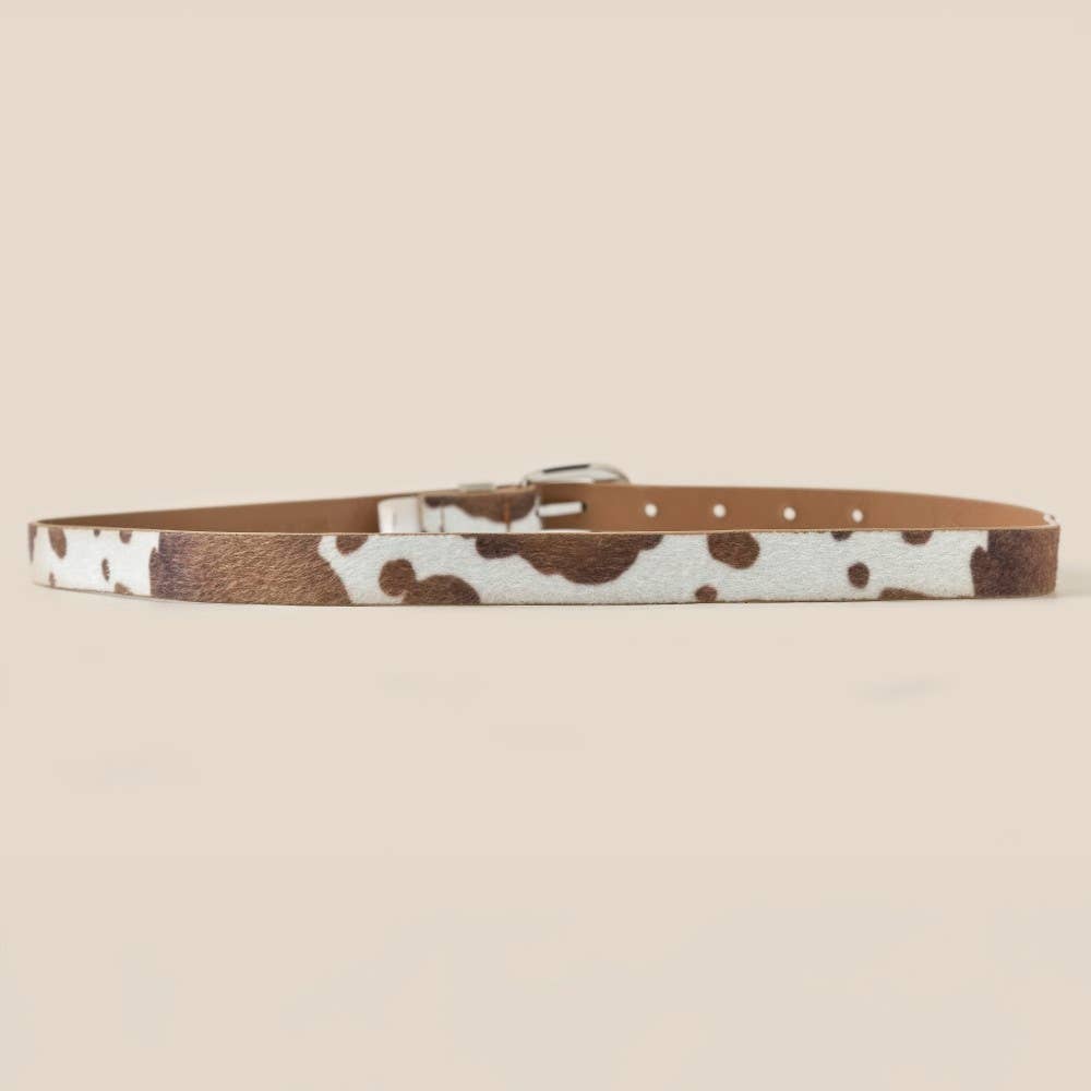 Cow Hide Western Vegan Leather Belt