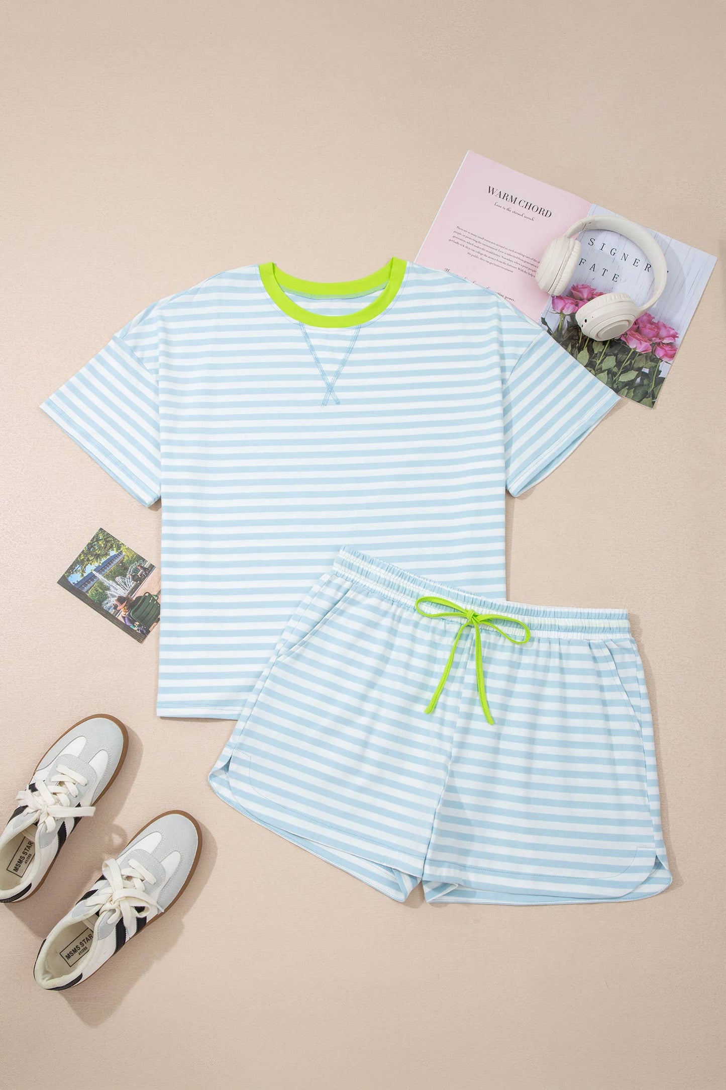 Striped Looks Loose Tee
