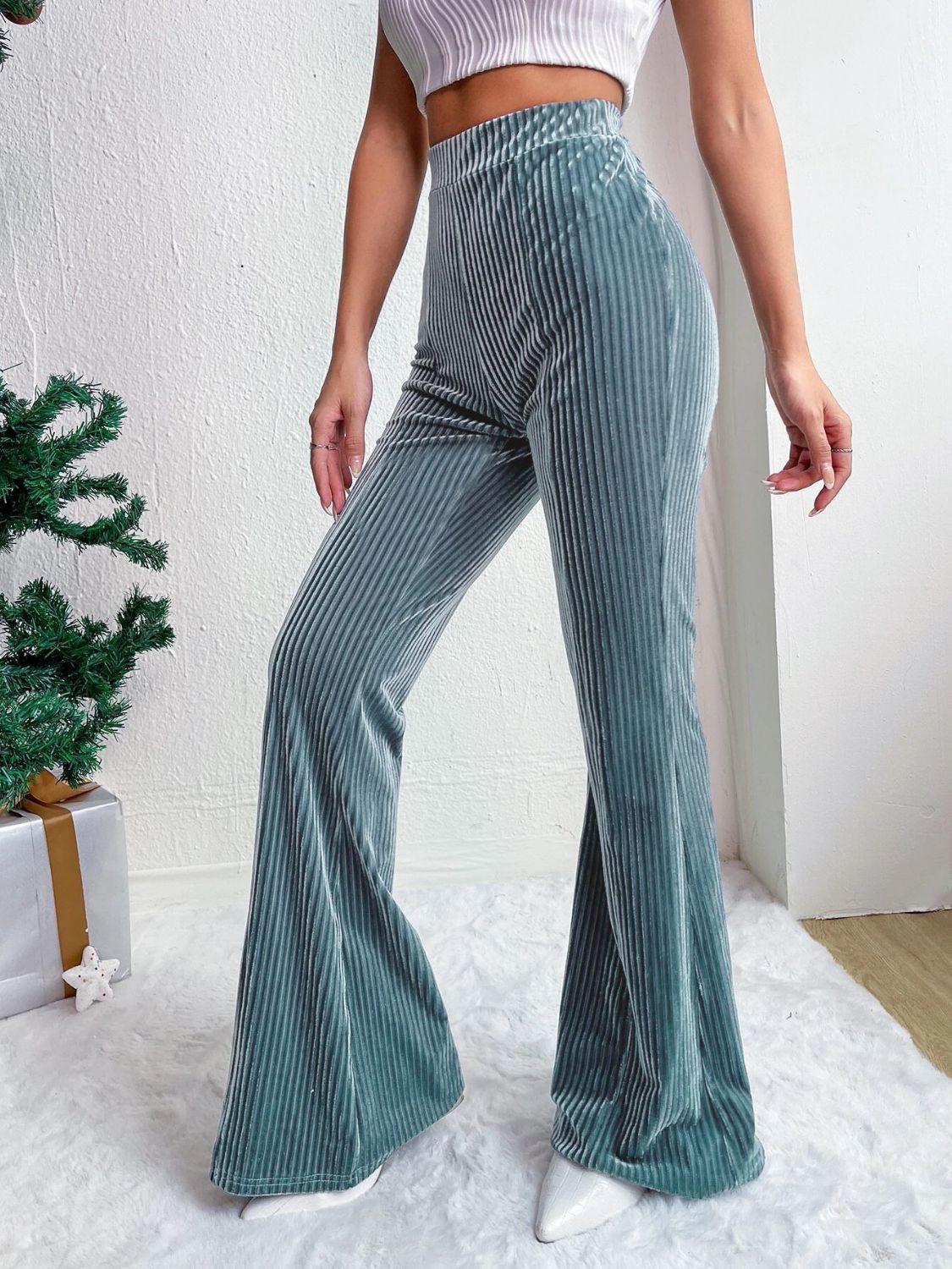 High Waist Flares
