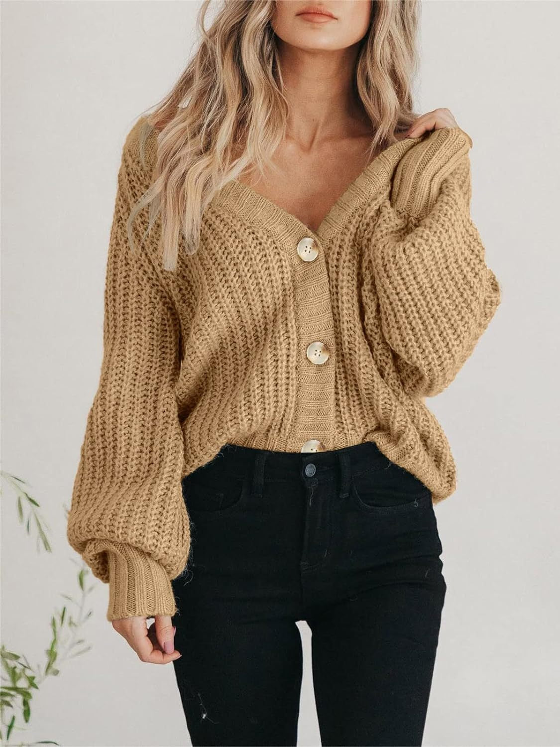 Button Up Long Sleeve Cardi