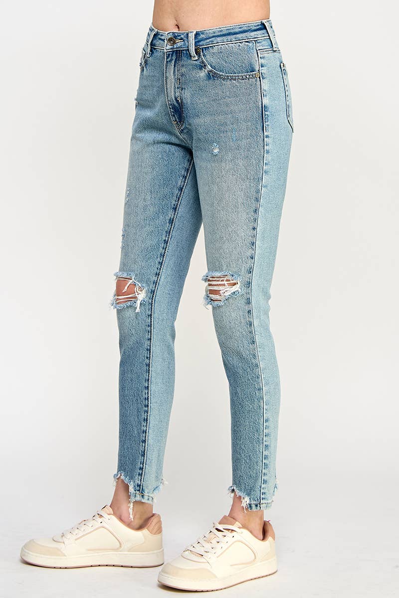 Special A High Rise Relaxed Straight Leg Jean