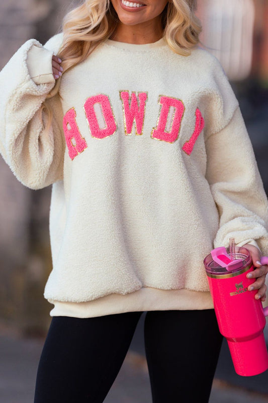 Howdy Sherpa Sweatshirt