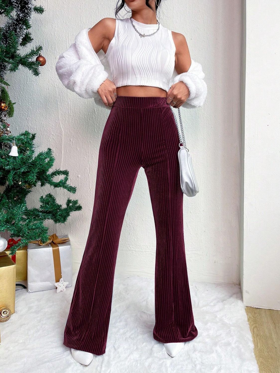 High Waist Flares