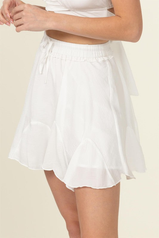 Not Your Girl Ruffled Mini Skirt