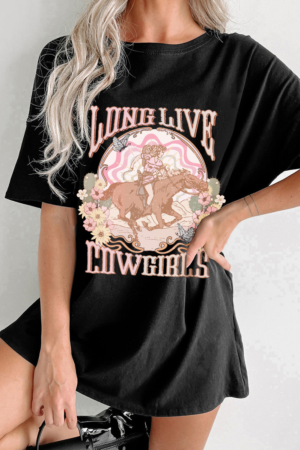 Long Live Cowgirls Oversize Tee