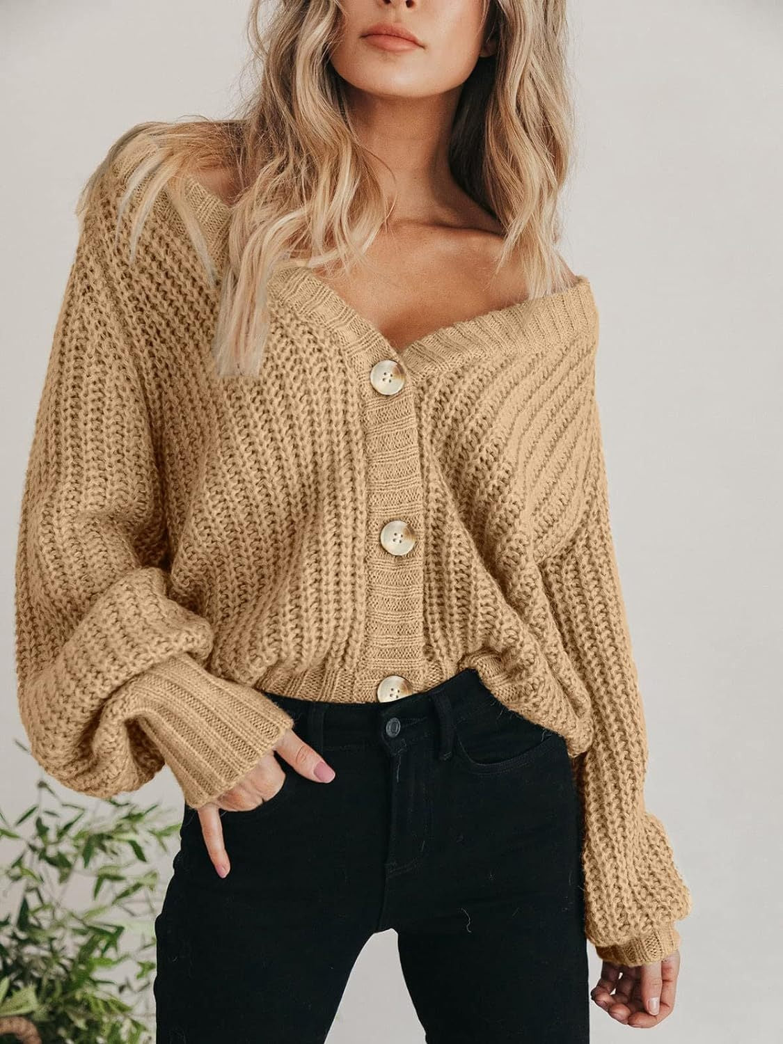 Button Up Long Sleeve Cardi