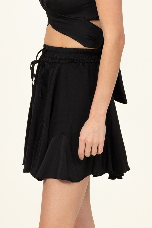 Not Your Girl Ruffled Mini Skirt