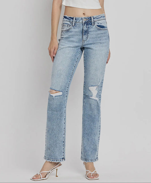 Lovervet High Rise Straight Leg Jeans