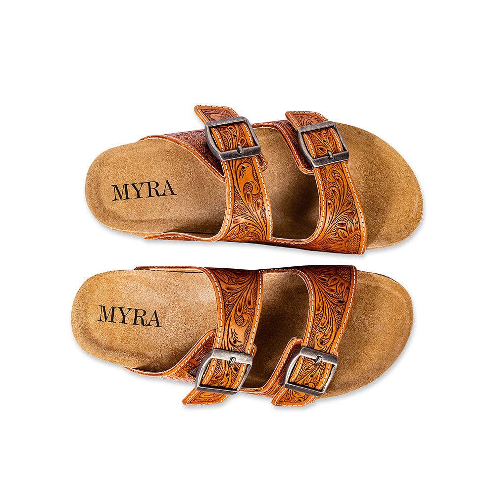 Molly Hand Tooled Sandals