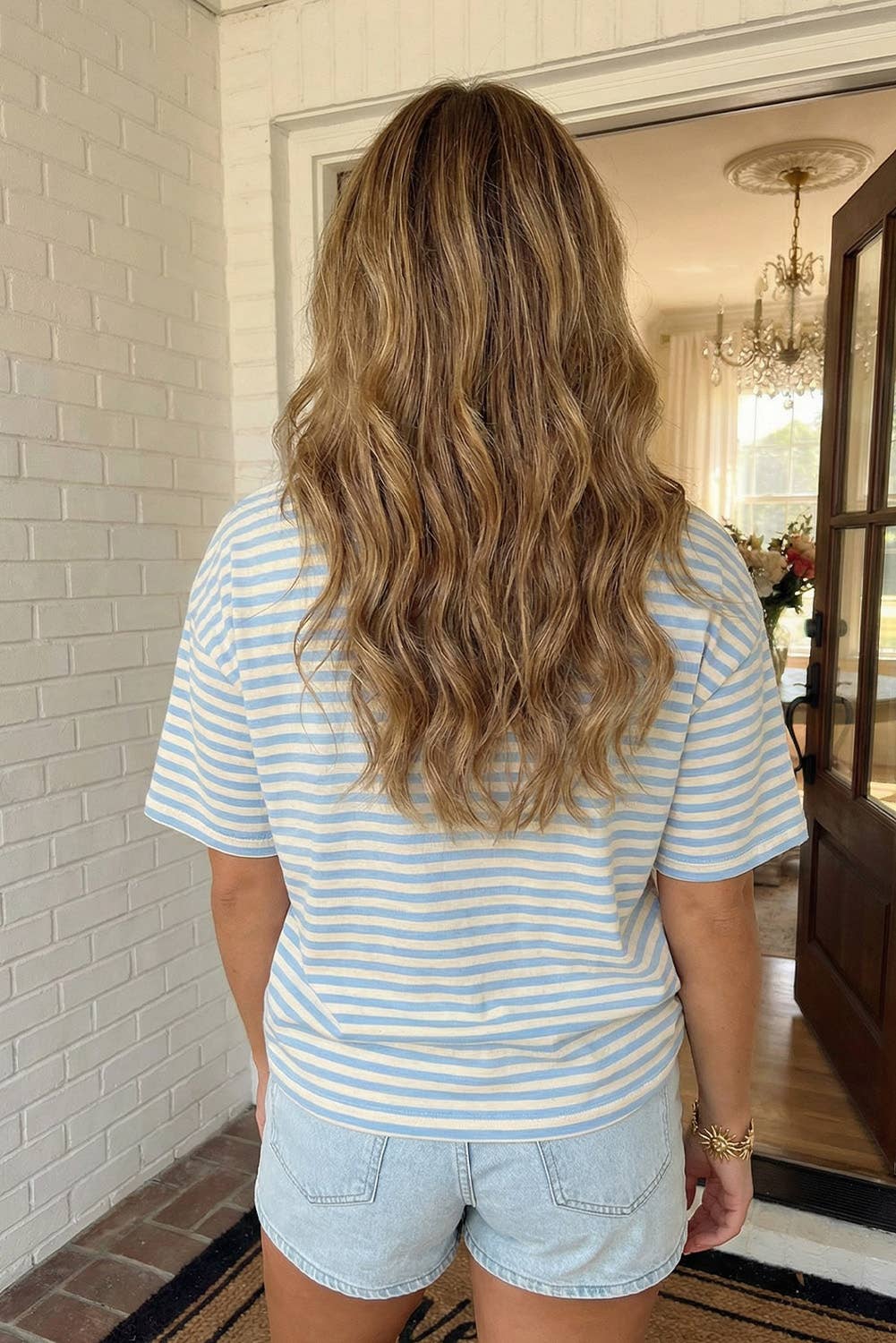 Striped Looks Loose Tee