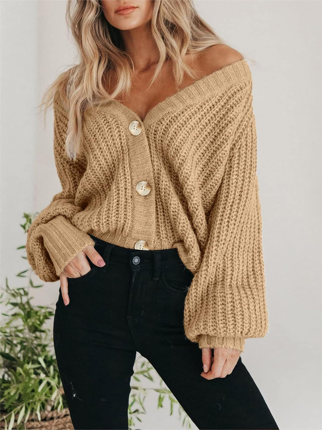 Button Up Long Sleeve Cardi