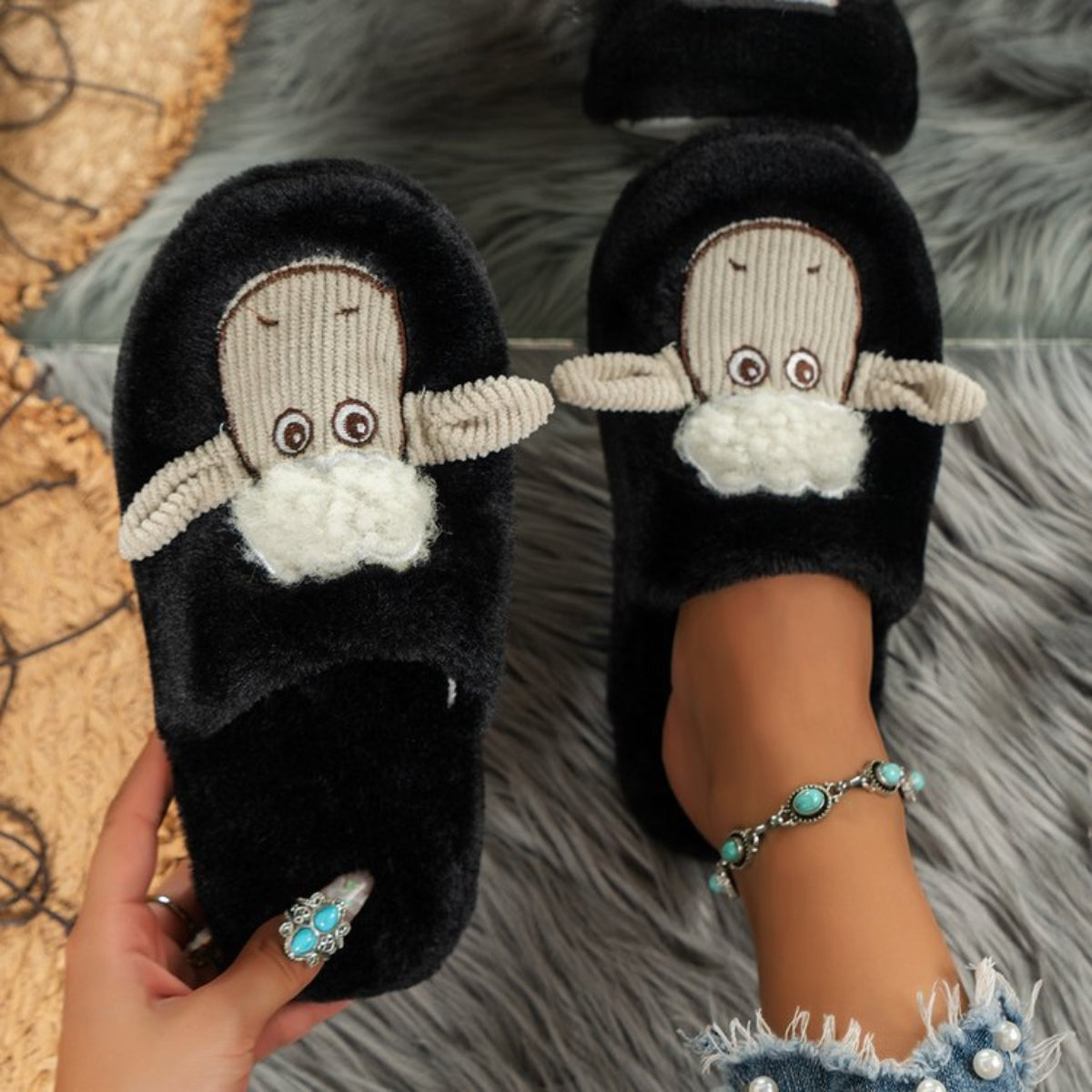 Sleepy Sheep Slippers