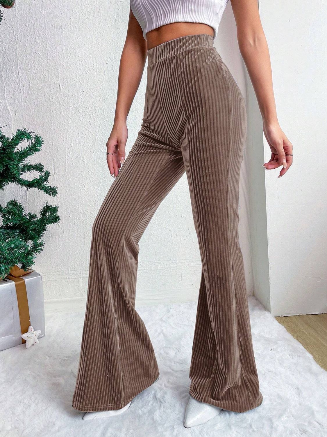 High Waist Flares