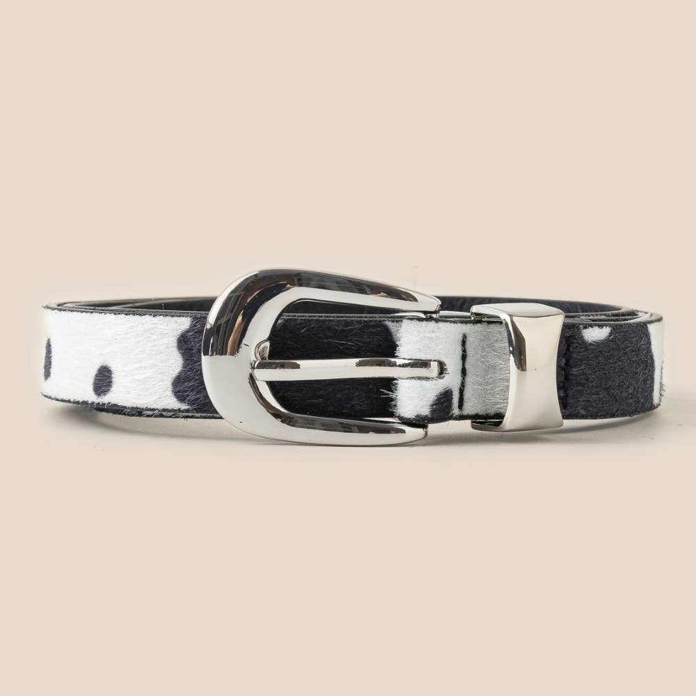 Cow Hide Western Vegan Leather Belt