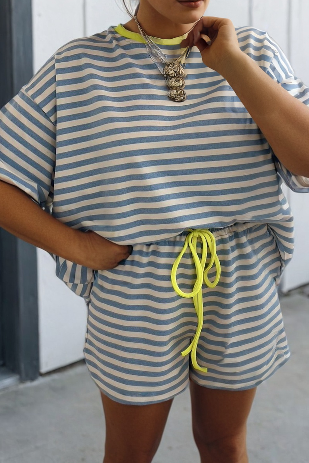 Striped Looks Loose Tee