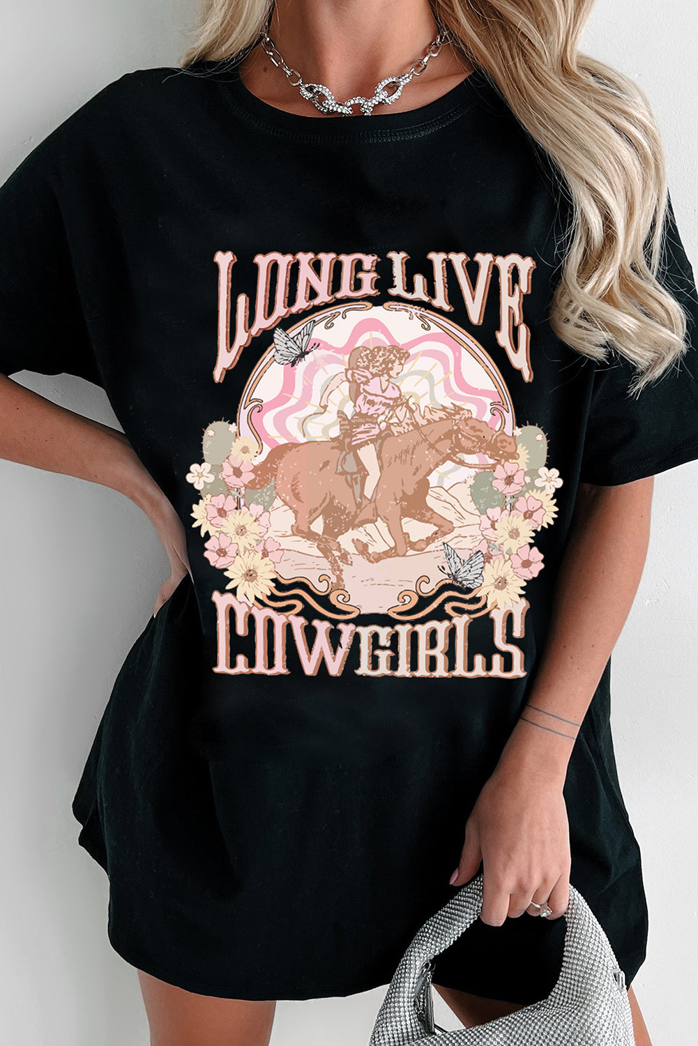 Long Live Cowgirls Oversize Tee