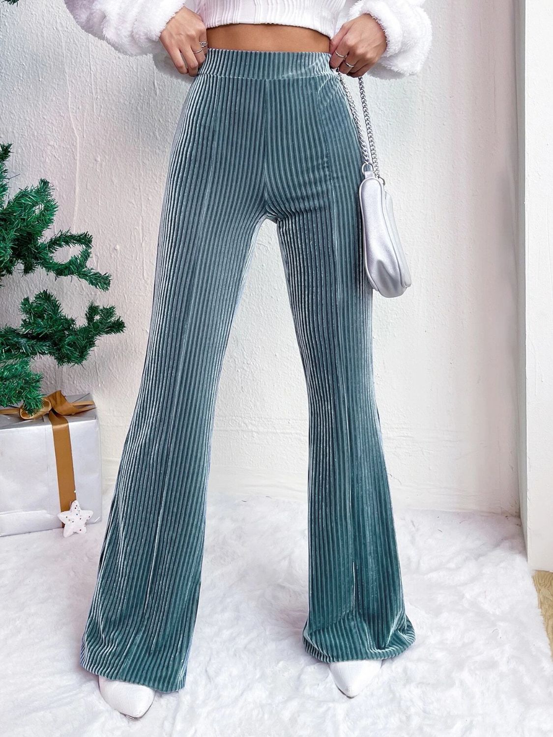 High Waist Flares