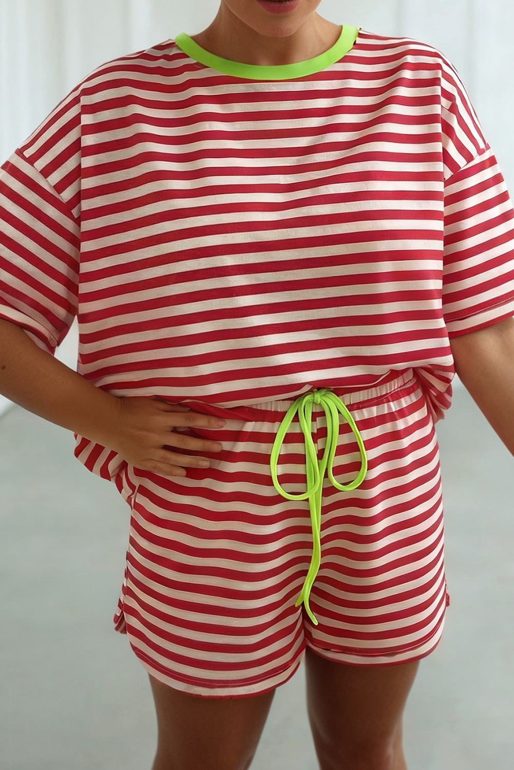 Striped Looks Loose Tee