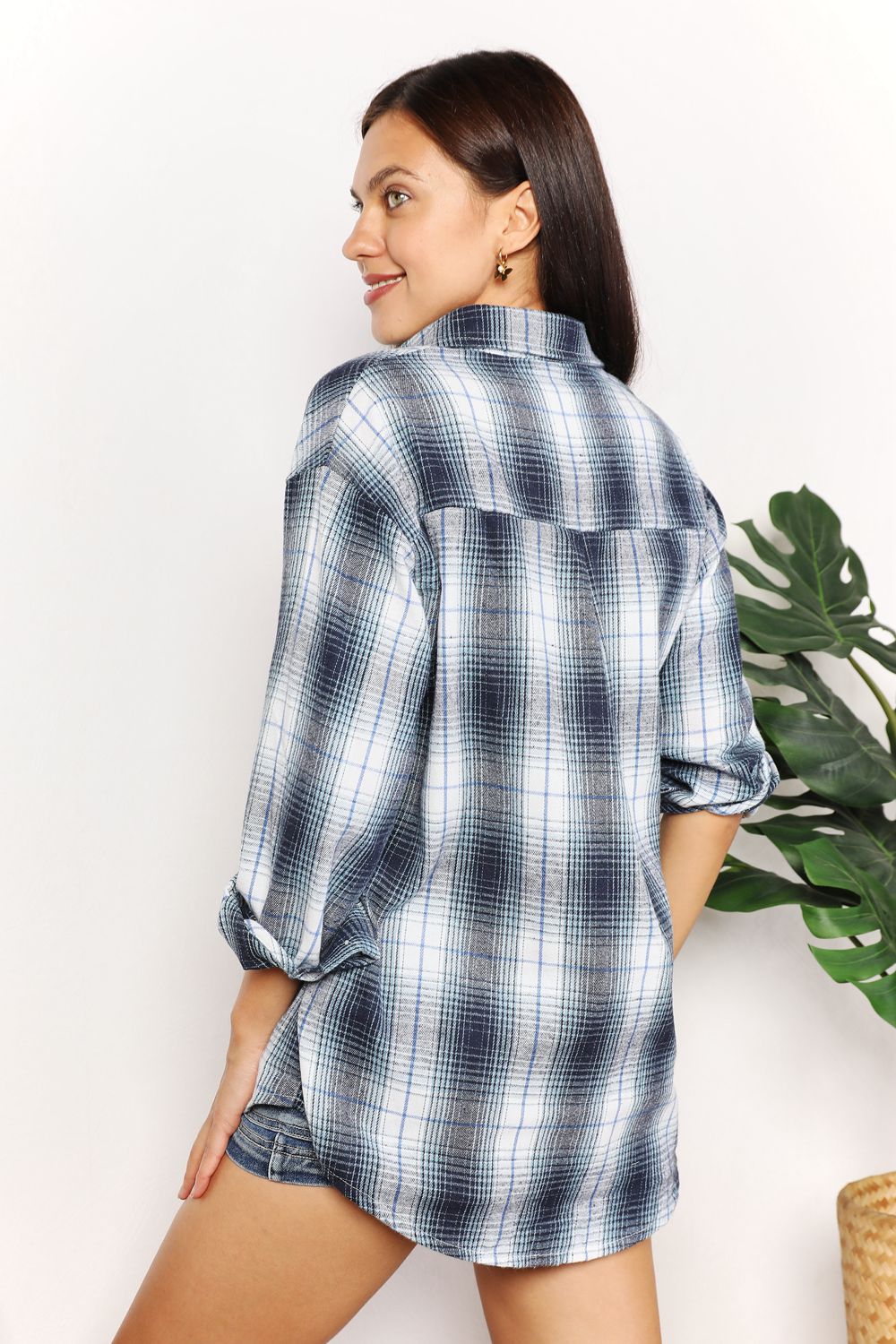 All Occasions Plaid Button Up