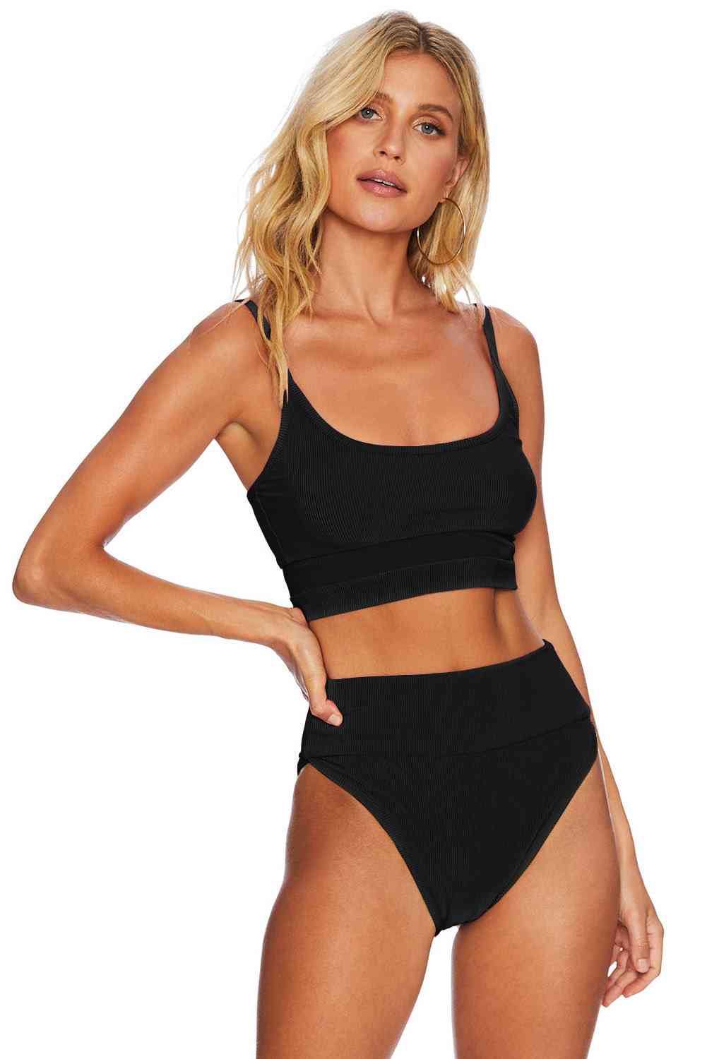 Color Block Two-Piece Swim Set