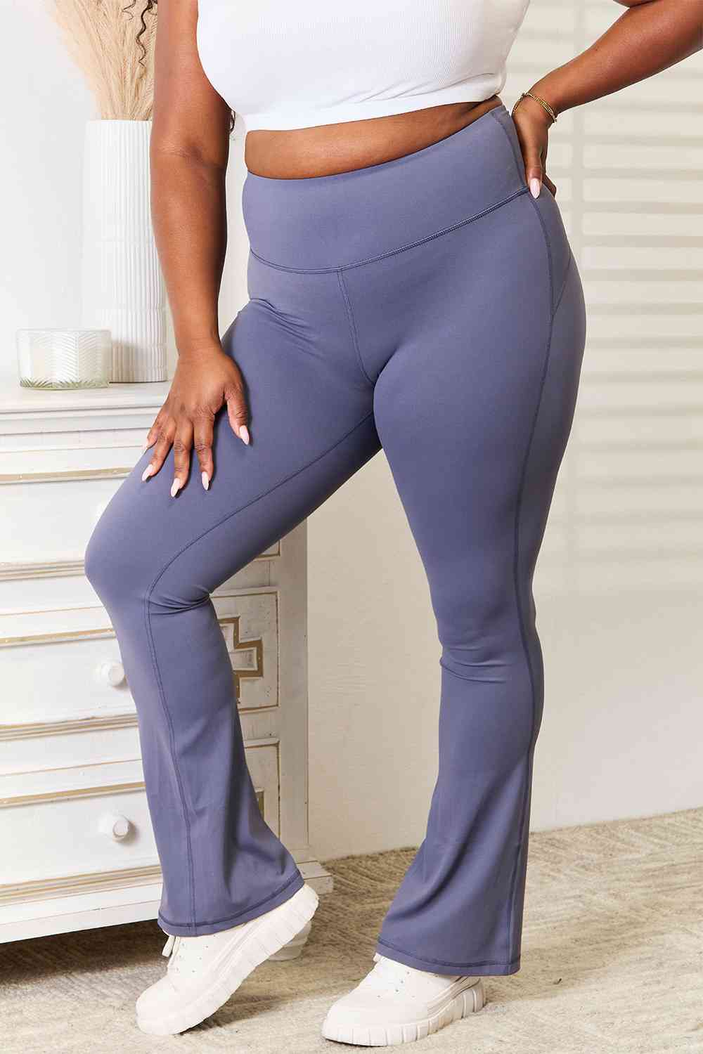 Wide Waistband Yoga Pants