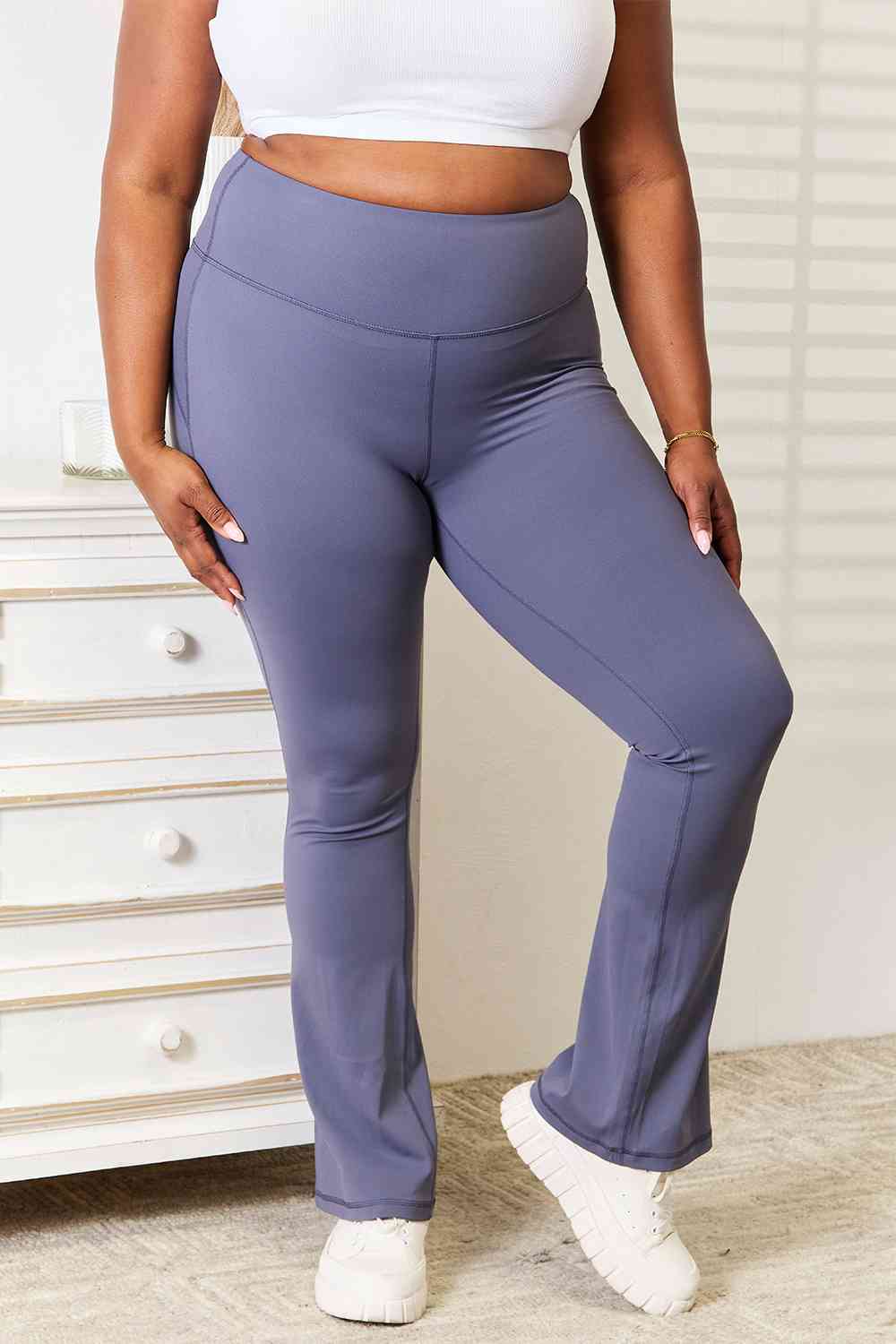 Wide Waistband Yoga Pants